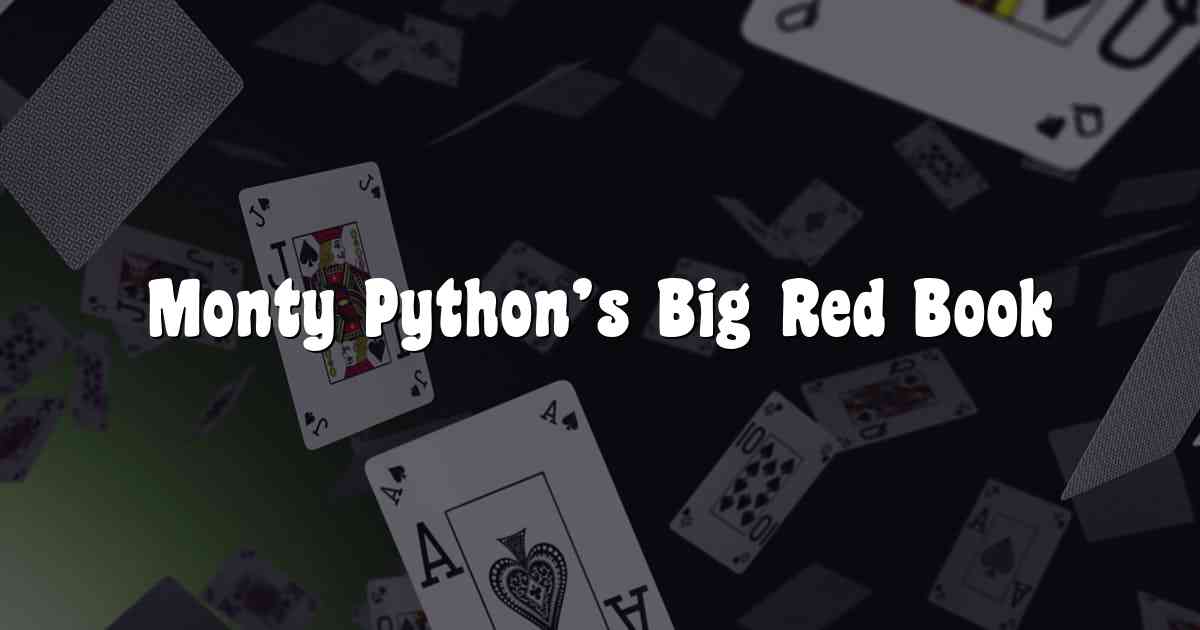 Monty Python’s Big Red Book